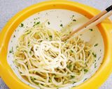 付け合わせ＆ お弁当にパセリのパスタ作り方5写真