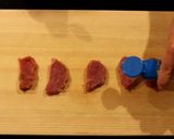 豚ヒレ肉のオニオンクリームソースステーキ作り方1写真