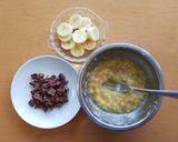 HMバナナチョコパウンドケーキ作り方1写真