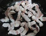 豚肉とスナップエンドウの梅味噌炒め作り方9写真