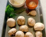 マッシュルームのガーリックバター焼き作り方1写真