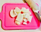 市販の冷凍エビの卵丼♡作り方1写真