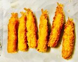 市販の冷凍エビの卵丼♡作り方2写真