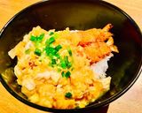市販の冷凍エビの卵丼♡作り方9写真