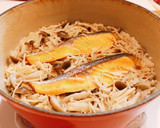 大葉香る♪鮭ときのこの炊き込みご飯作り方10写真
