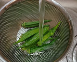オクラとぶなしめじのかつお節和え作り方2写真