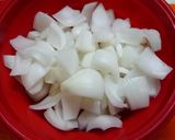 簡単！新玉葱の黒酢酢豚作り方1写真