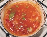 トマト缶で具沢山ミネストローネ作り方4写真