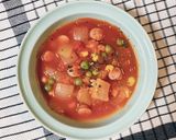 トマト缶で具沢山ミネストローネ作り方5写真