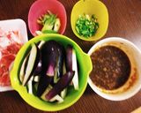 回鍋肉残り汁を使ったなすと豚肉炒め✨作り方1写真