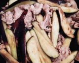 回鍋肉残り汁を使ったなすと豚肉炒め✨作り方2写真