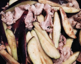 回鍋肉残り汁を使ったなすと豚肉炒め✨作り方2写真