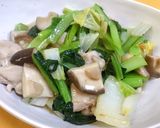 小松菜と鳥もも肉のとろとろ炒め作り方5写真