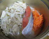 簡単☆鮭とごぼうの炊き込みご飯作り方4写真