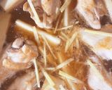 鶏手羽元と生姜だいこんの梅酒煮作り方3写真