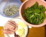 ★ルッコラとしらすの辛口パスタ★作り方1写真