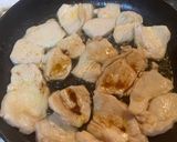 驚きの柔らかさ！鶏ムネ肉のバター醤油焼き作り方7写真