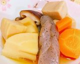 高野豆腐と野菜の煮しめ作り方3写真