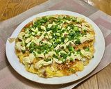 チキンラーメンでチーズ入りモダン焼作り方8写真
