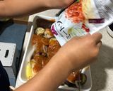 小1長女が作るじゃが芋となすのグラタン！作り方8写真