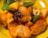 【簡単美味しい】鶏肉と野菜の甘酢あん*+作り方13写真
