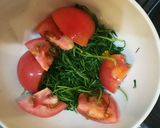 若芽ひじきのトマトむね肉サラダ作り方4写真
