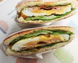 一度に作る! 2種の目玉焼きサンドイッチ作り方28写真