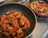 コロコロハンバーグとナスのトマト煮作り方5写真