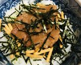 お茶漬けの素●梅肉プラスの梅干し茶漬け作り方3写真