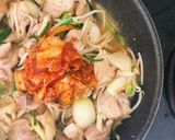 鶏肉とキムチの旨辛チーズ焼き作り方3写真