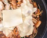 鶏肉とキムチの旨辛チーズ焼き作り方4写真