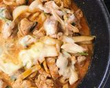 鶏肉とキムチの旨辛チーズ焼き作り方5写真