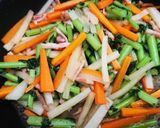 葉つき大根使いきり 大根葉の炒め煮作り方13写真