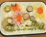 【ホットプレートで】お絵かき和風パエリア作り方11写真