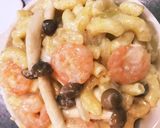 エビ玉ねぎしめじのマカロニグラタン作り方3写真