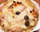 エビ玉ねぎしめじのマカロニグラタン作り方4写真