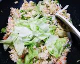 永谷園のお吸いものでレタス炒飯♪作り方4写真