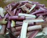 ズイキの炊いたん。作り方2写真