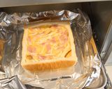 簡単だけど贅沢に*キッシュ風トースト作り方5写真
