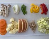 温野菜&スープ！ヘルシーで美味しい♪作り方1写真