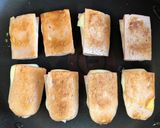 簡単☆魚肉ソーセージのチーズ挟み焼き作り方3写真
