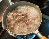 牛すじ肉の辛いスープ作り方3写真