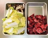 牛すじ肉の辛いスープ作り方1写真