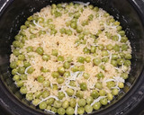 簡単❣️旬のうすい豆を土鍋で玄米ご飯作り方5写真