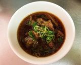 牛すじ肉の辛いスープ作り方8写真