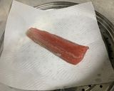 燻製炙り中トロとアボカドのペペロンチーノ作り方2写真