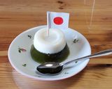 富士山ゼリー(抹茶、あんこ、ミルク)作り方9写真