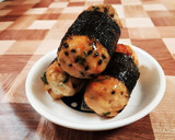 お弁当に☆トースターで松風焼き風つくね作り方5写真