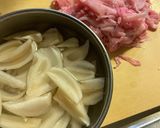 豚肉と根菜の炒め煮作り方1写真