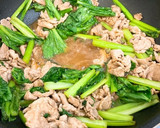 【簡単】豚肉と小松菜のかき醤油炒め作り方6写真